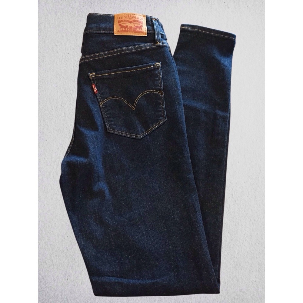 Levi's 720 Jeans High Rise Super Skinny Women's 28 Dark Wash Denim Blue NWOT